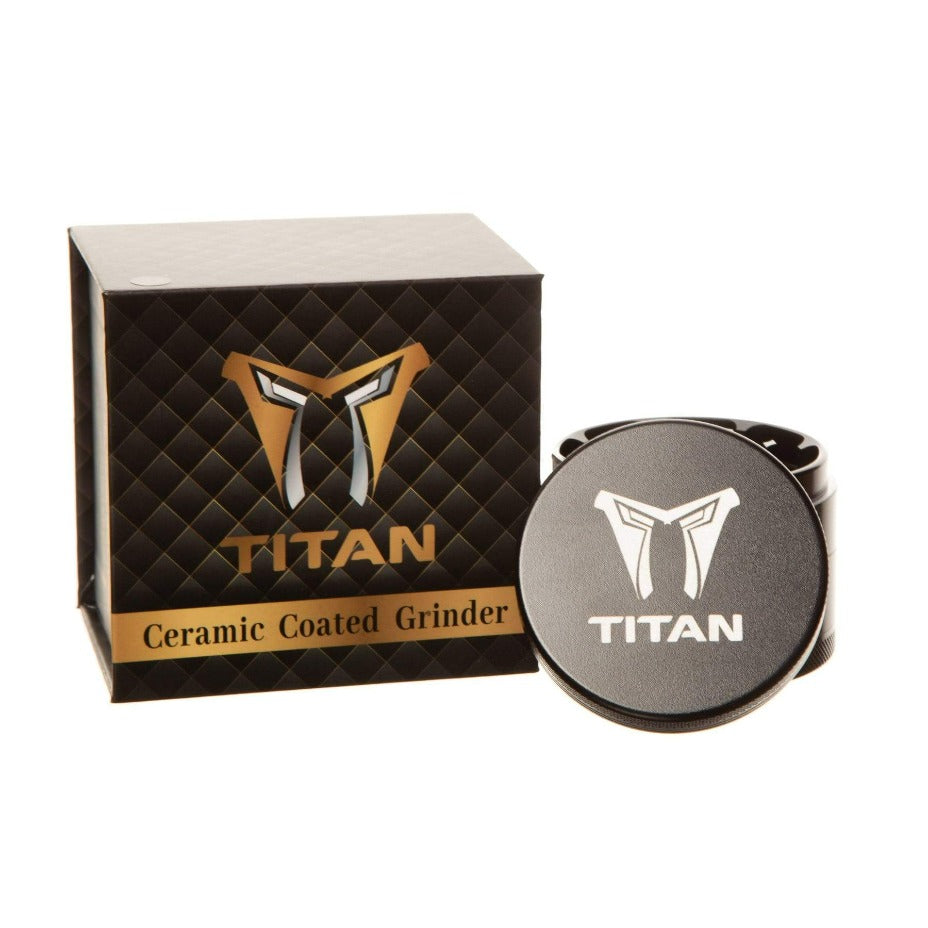 Titan 62mm Dry Herb Grinder-4 Piece Airdrie Vape SuperStore and Bong Shop Alberta Canada