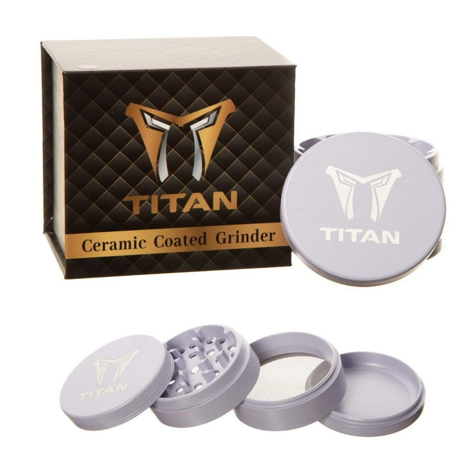 Titan 62mm Dry Herb Grinder-4 Piece Airdrie Vape SuperStore and Bong Shop Alberta Canada