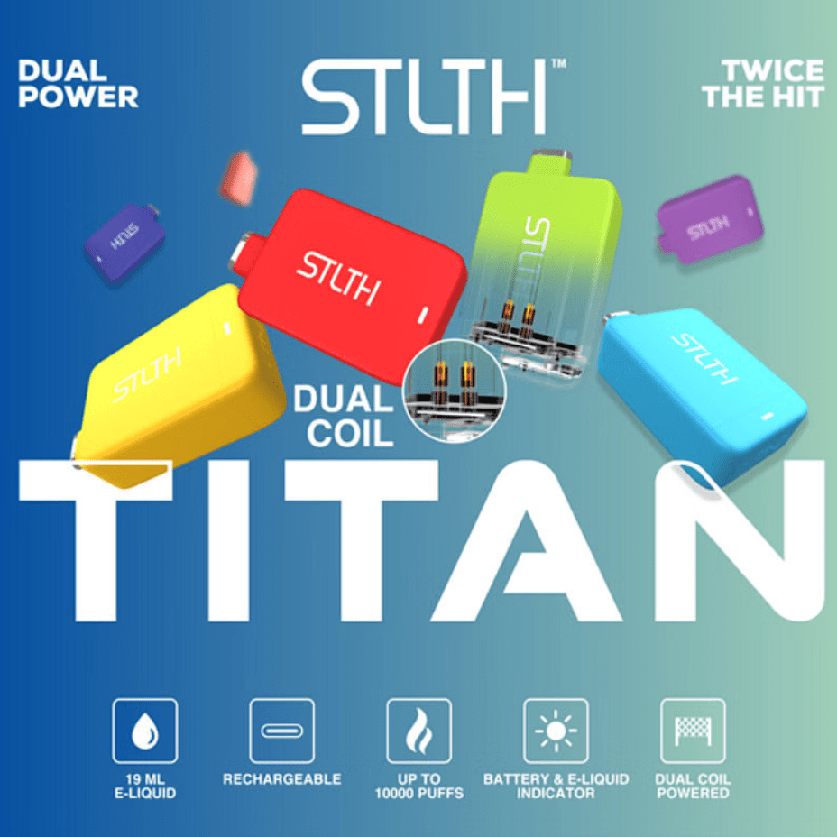 STLTH Titan 10,000 Puff Disposables-Airdrie Vape SuperStore Alberta, Canada