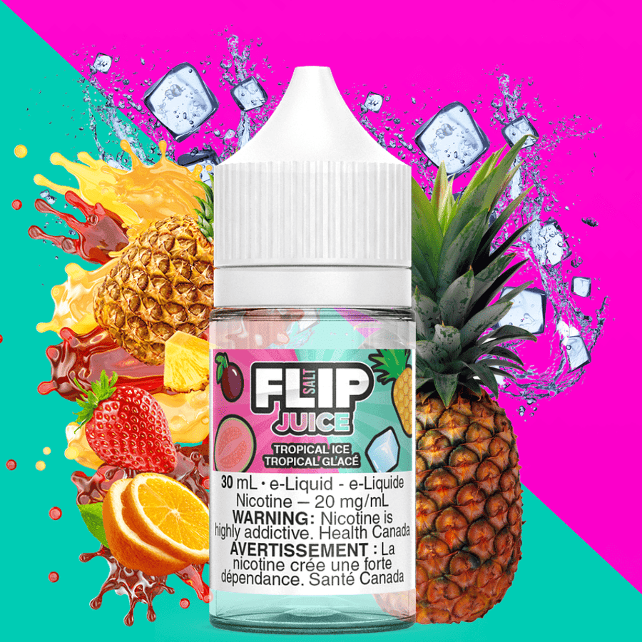 Tropical Ice Salt by Flip Juice 30ml / 12mg Airdrie Vape SuperStore and Bong Shop Alberta Canada