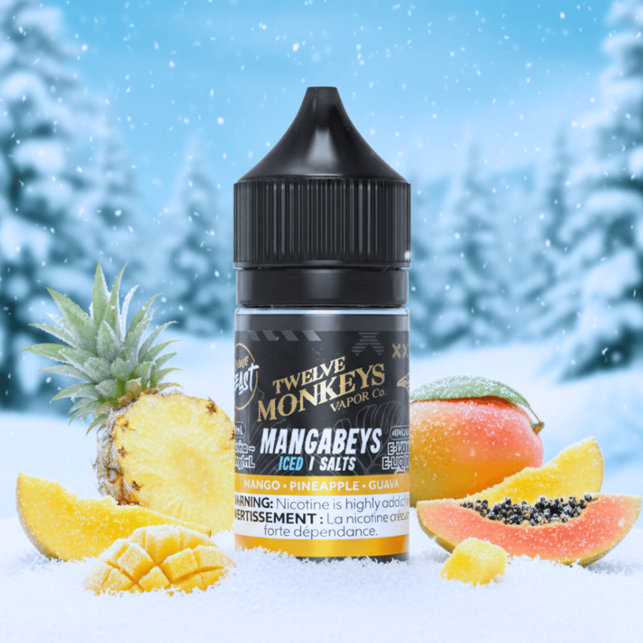 Twelve Monkeys Salt 30ml - Mangabeys Ice 20mg / 30ml Airdrie Vape SuperStore and Bong Shop Alberta Canada