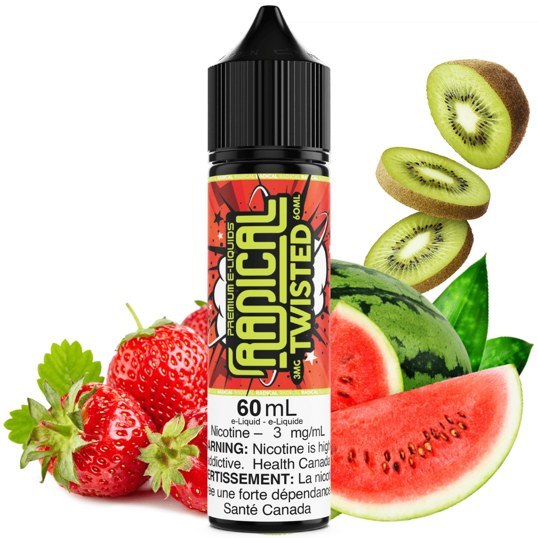 Twisted by Radical E-liquid 60ml / 3mg Airdrie Vape SuperStore and Bong Shop Alberta Canada