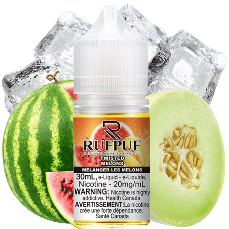 Twisted Melons Salts by RufPuf E-Liquid 30ml / 10mg Airdrie Vape SuperStore and Bong Shop Alberta Canada