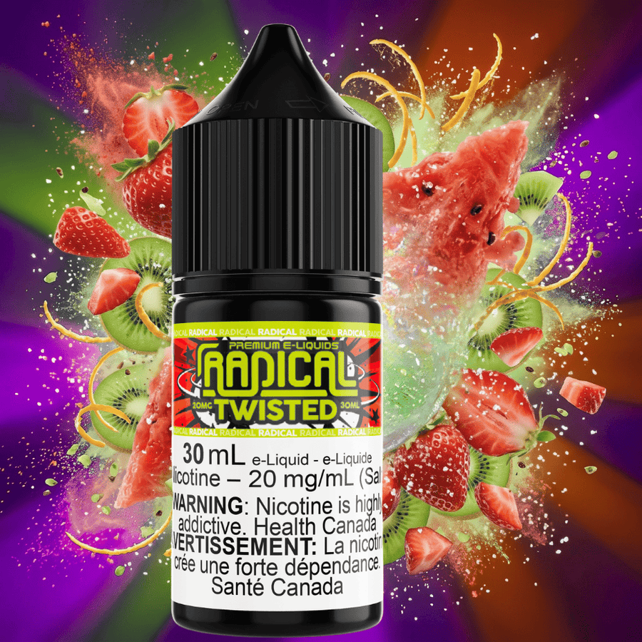 Twisted Salt Nic by Radical E-liquid 30ml / 12mg Airdrie Vape SuperStore and Bong Shop Alberta Canada