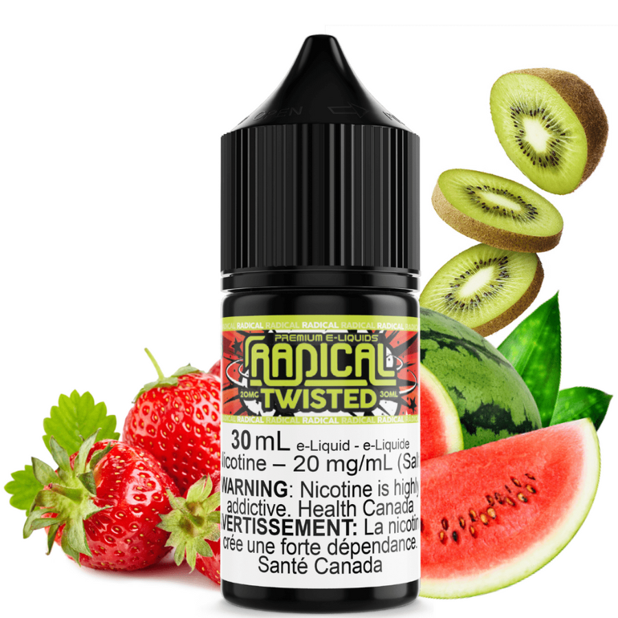 Twisted Salt Nic by Radical E-liquid 30ml / 12mg Airdrie Vape SuperStore and Bong Shop Alberta Canada