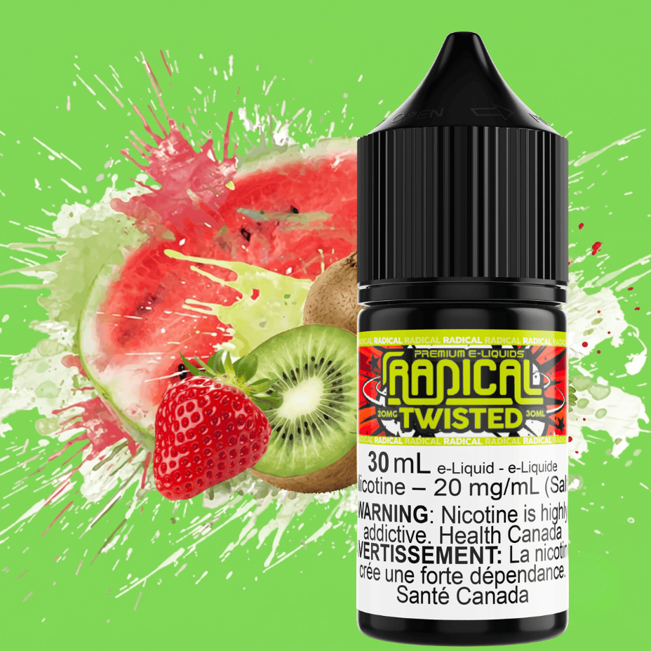 Twisted Salt Nic by Radical E-liquid Airdrie Vape SuperStore and Bong Shop Alberta Canada