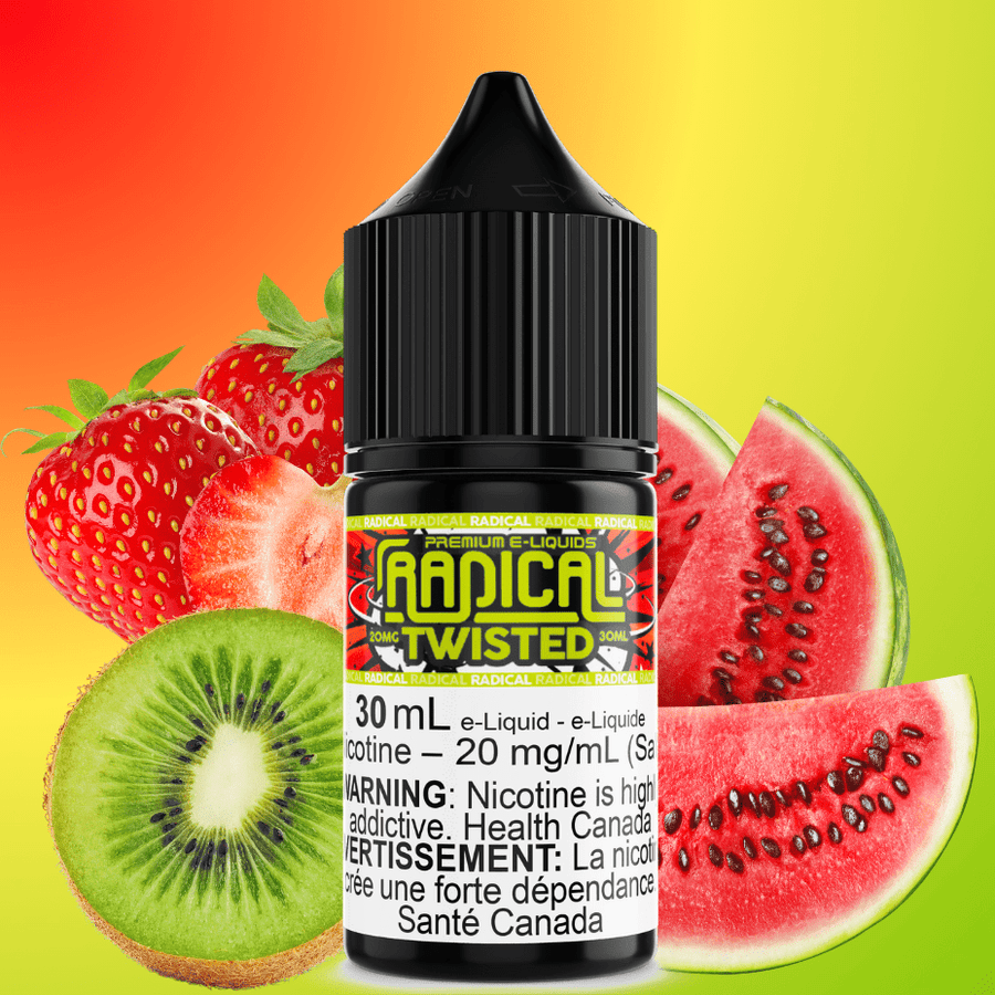 Twisted Salt Nic by Radical E-liquid Airdrie Vape SuperStore and Bong Shop Alberta Canada