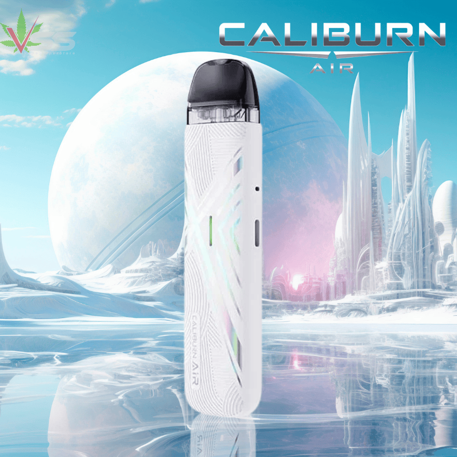 Uwell Caliburn Air Pod Kit-1,000mAh Cloud White Airdrie Vape SuperStore and Bong Shop Alberta Canada