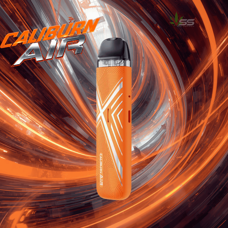 Uwell Caliburn Air Pod Kit-1,000mAh Coral Orange Airdrie Vape SuperStore and Bong Shop Alberta Canada
