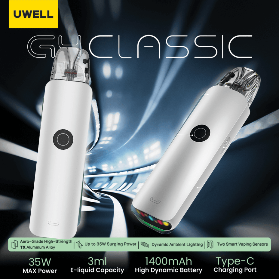 Uwell Caliburn G4 CLASSIC Pod Kit-1400mAh Airdrie Vape SuperStore and Bong Shop Alberta Canada