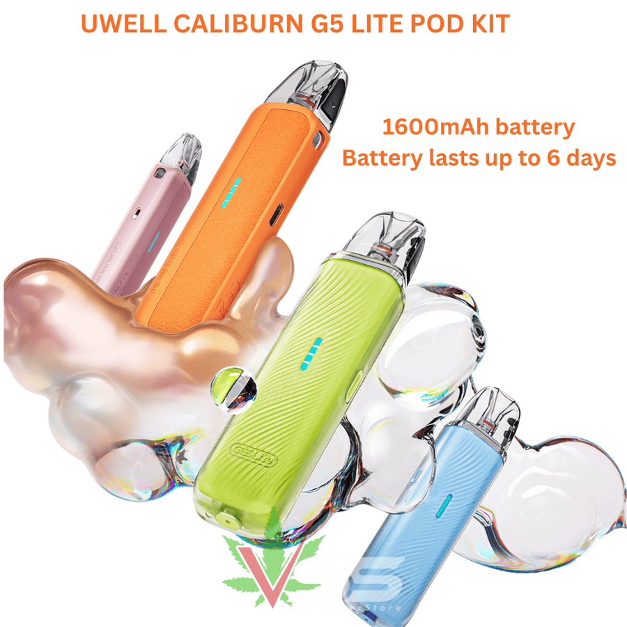 Uwell Caliburn G5 Lite Pod Kit-1600mAh Airdrie Vape SuperStore and Bong Shop Alberta Canada