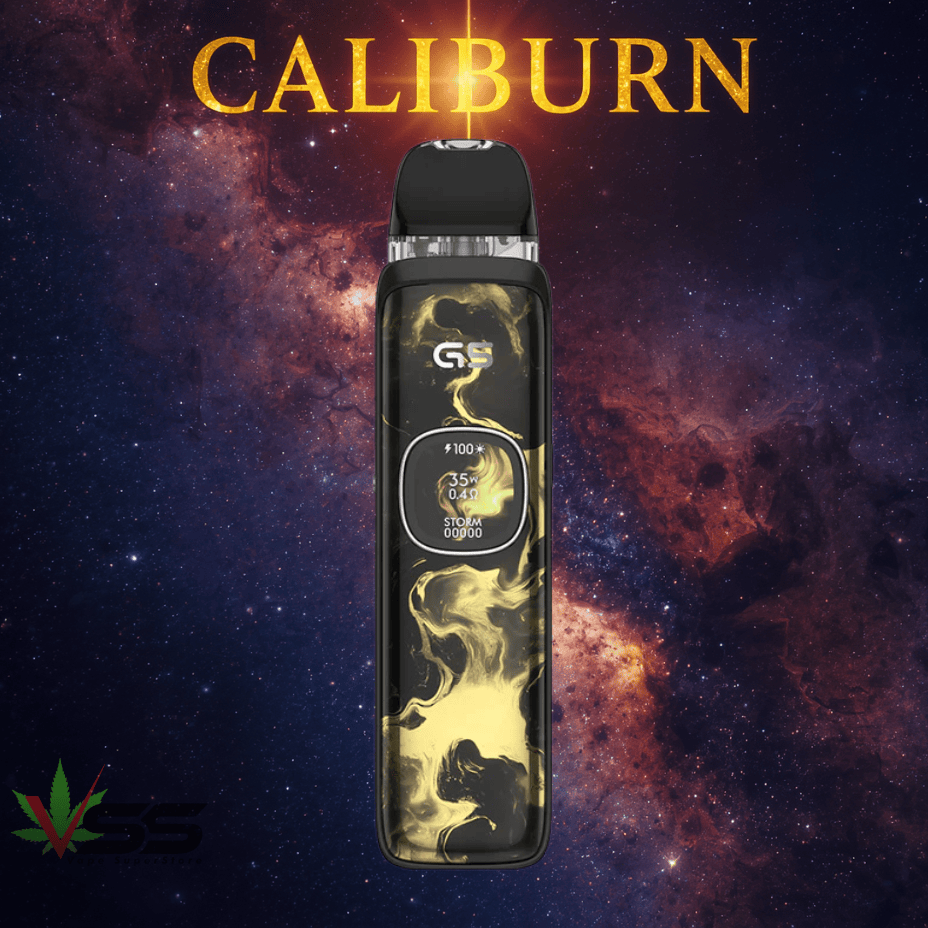 UWELL Caliburn G5 Pod Kit - 1600mAh Black Gold Airdrie Vape SuperStore and Bong Shop Alberta Canada