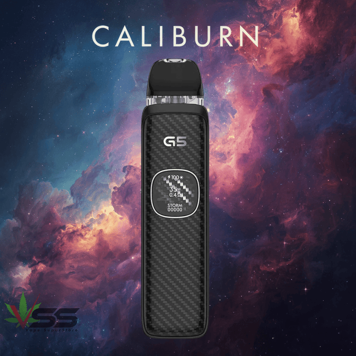 UWELL Caliburn G5 Pod Kit - 1600mAh Carbon Black Airdrie Vape SuperStore and Bong Shop Alberta Canada