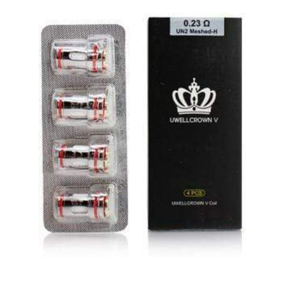 Uwell Crown V Replacement Coils - 4pck 0.23ohm TC Airdrie Vape SuperStore and Bong Shop Alberta Canada