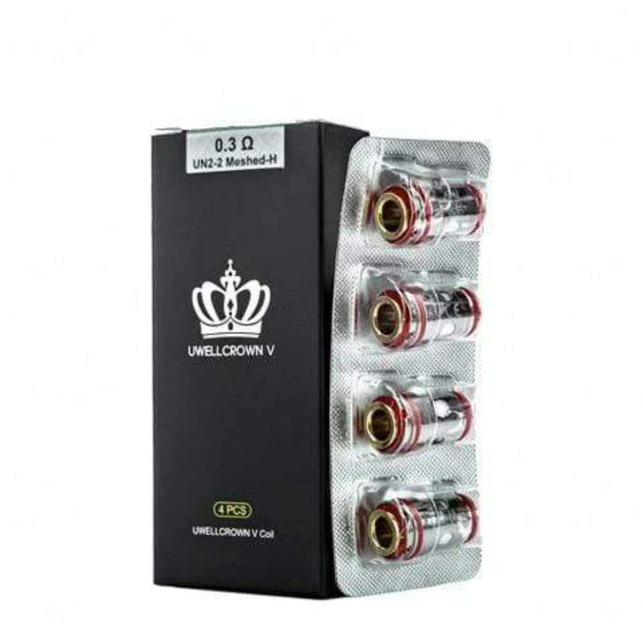 Uwell Crown V Replacement Coils - 4pck 0.3ohm DC Airdrie Vape SuperStore and Bong Shop Alberta Canada