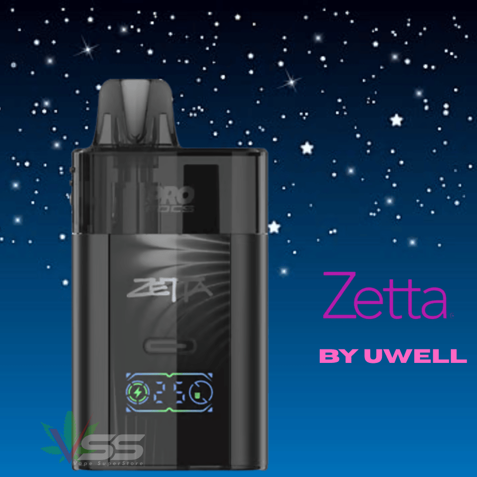 Uwell Zetta Pod Kit-2000mAh Black Airdrie Vape SuperStore and Bong Shop Alberta Canada