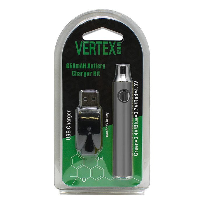 Vertex Vertex 510 Battery w/ Adjustable Voltage-650mAh Vertex 510 Battery w/Adjustable Voltage-650mAh-Airdrie Vape SuperStore & Bong Shop AB, Canada