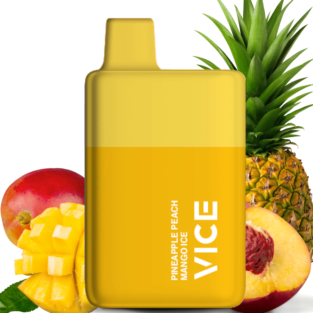 Vice Box 6000 Rechargeable Disposable-Pineapple Peach Mango Ice 6000 Puffs / 20mg Airdrie Vape SuperStore and Bong Shop Alberta Canada