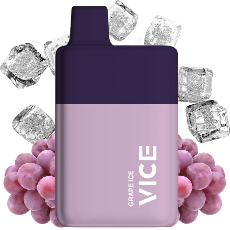 Vice Box 6000 Rechargeable Disposable Vape Grape Ice 6000 Puffs / 20mg Airdrie Vape SuperStore and Bong Shop Alberta Canada