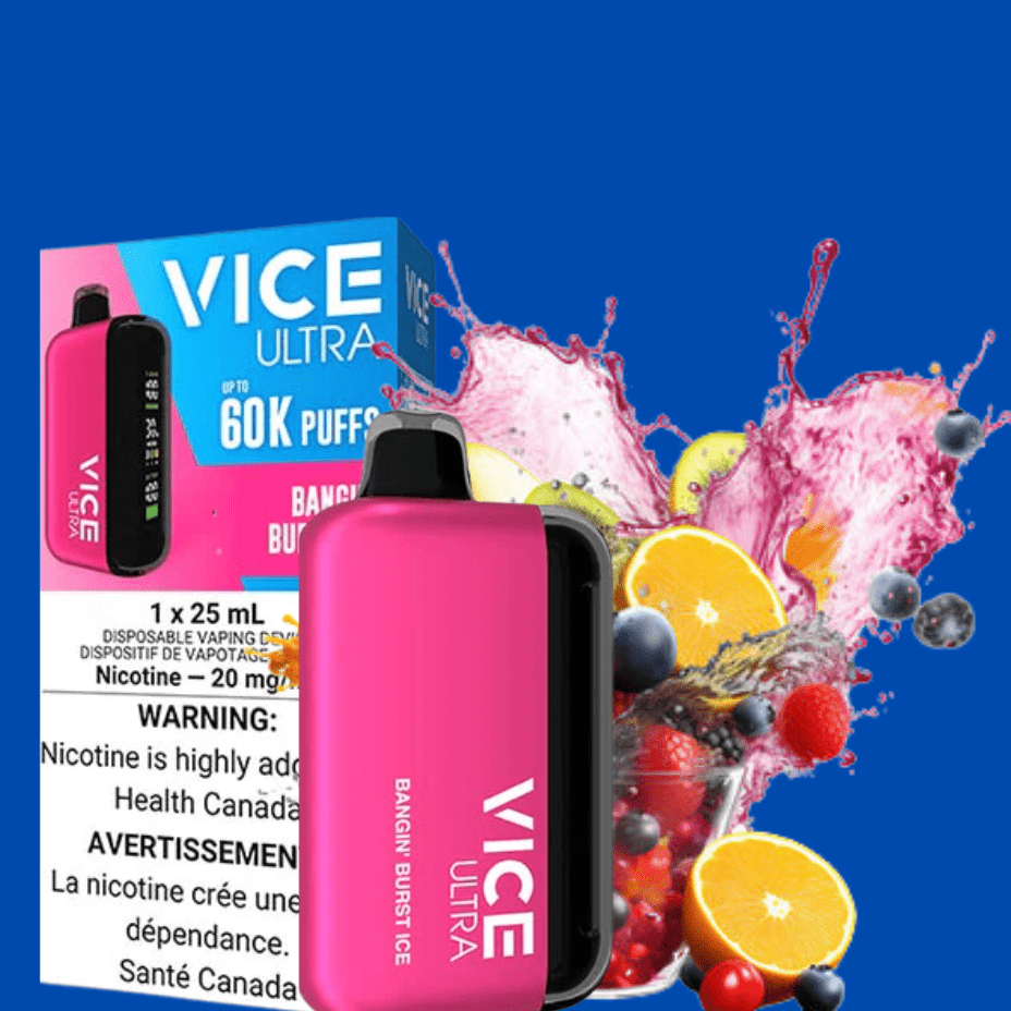 Vice Ultra 60K Disposable Vape - Bangin' Burst Ice in Airdrie AB - Airdrie Vape SuperStore & Bong Shop Vice Ultra 60K Disposable Vape - Bangin' Burst Ice in Airdrie AB - Airdrie Vape SuperStore & Bong Shop
