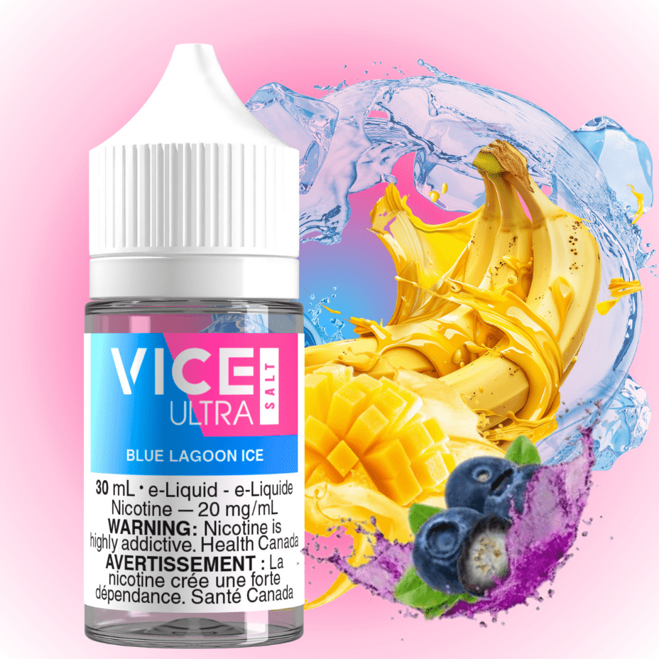 Vice Ultra Salt - Blue Lagoon Ice 20mg Airdrie Vape SuperStore and Bong Shop Alberta Canada