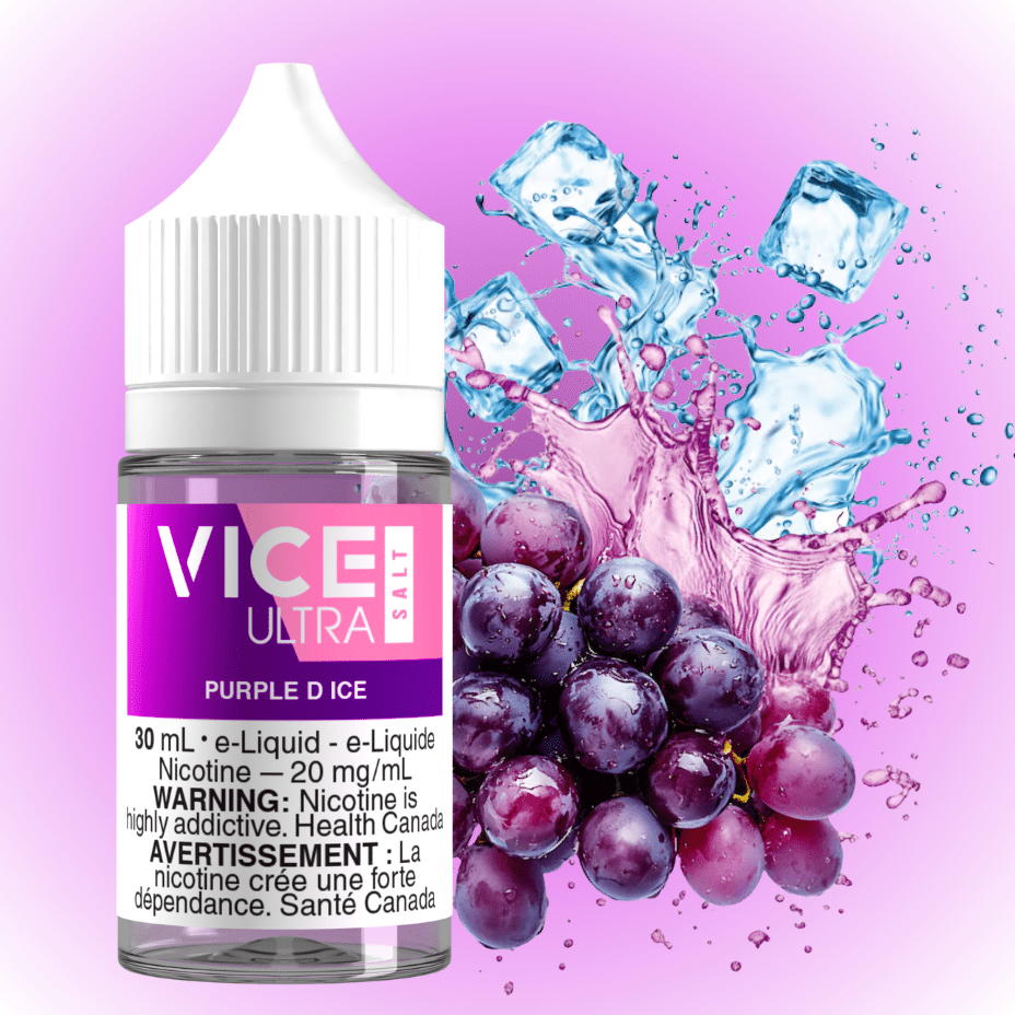 Vice Ultra Salt - Purple D Ice 20mg Airdrie Vape SuperStore and Bong Shop Alberta Canada