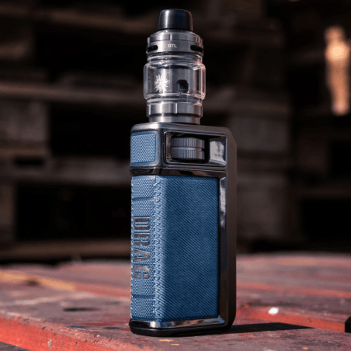 VooPoo Drag 6 Box Mod Kit-220W Blue Airdrie Vape SuperStore and Bong Shop Alberta Canada