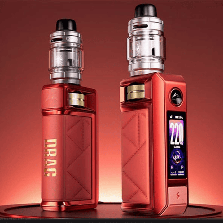 VooPoo Drag 6 Box Mod Kit-220W Red Airdrie Vape SuperStore and Bong Shop Alberta Canada