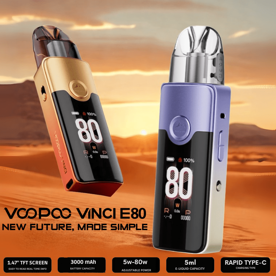 VooPoo Vinci E80 Pod Kit - 3000mAh in Alberta - Airdrie Vape SuperStore & Bong Shop VooPoo Vinci E80 Pod Kit - 3000mAh in Alberta - Airdrie Vape SuperStore & Bong Shop