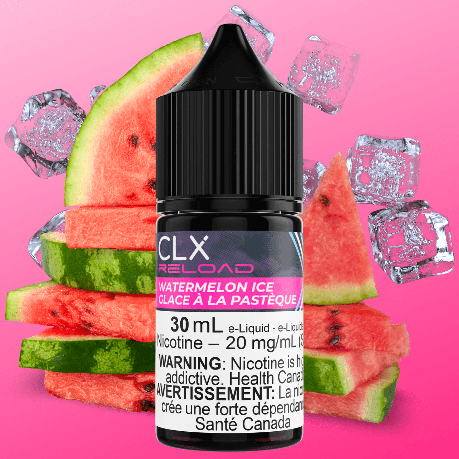 Watermelon Ice Salt by CLX Reload E-Liquid Airdrie Vape SuperStore and Bong Shop Alberta Canada