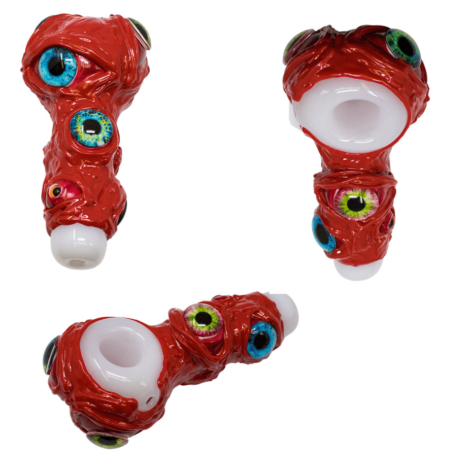 Weed Hand Pipe Multi Eyed Monster-5" 5" Airdrie Vape SuperStore and Bong Shop Alberta Canada