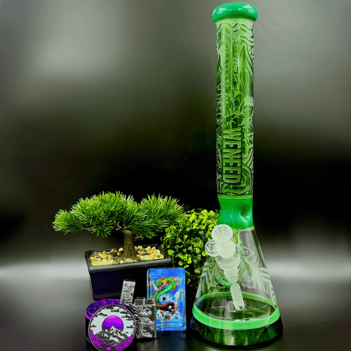WENEED 7mm Eternal Serpent Beaker 18" Airdrie Vape SuperStore and Bong Shop Alberta Canada