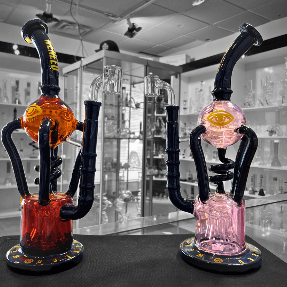 WENEED Dark Alchemy Recycler Dab Rig-12" 12" / Pink Airdrie Vape SuperStore and Bong Shop Alberta Canada