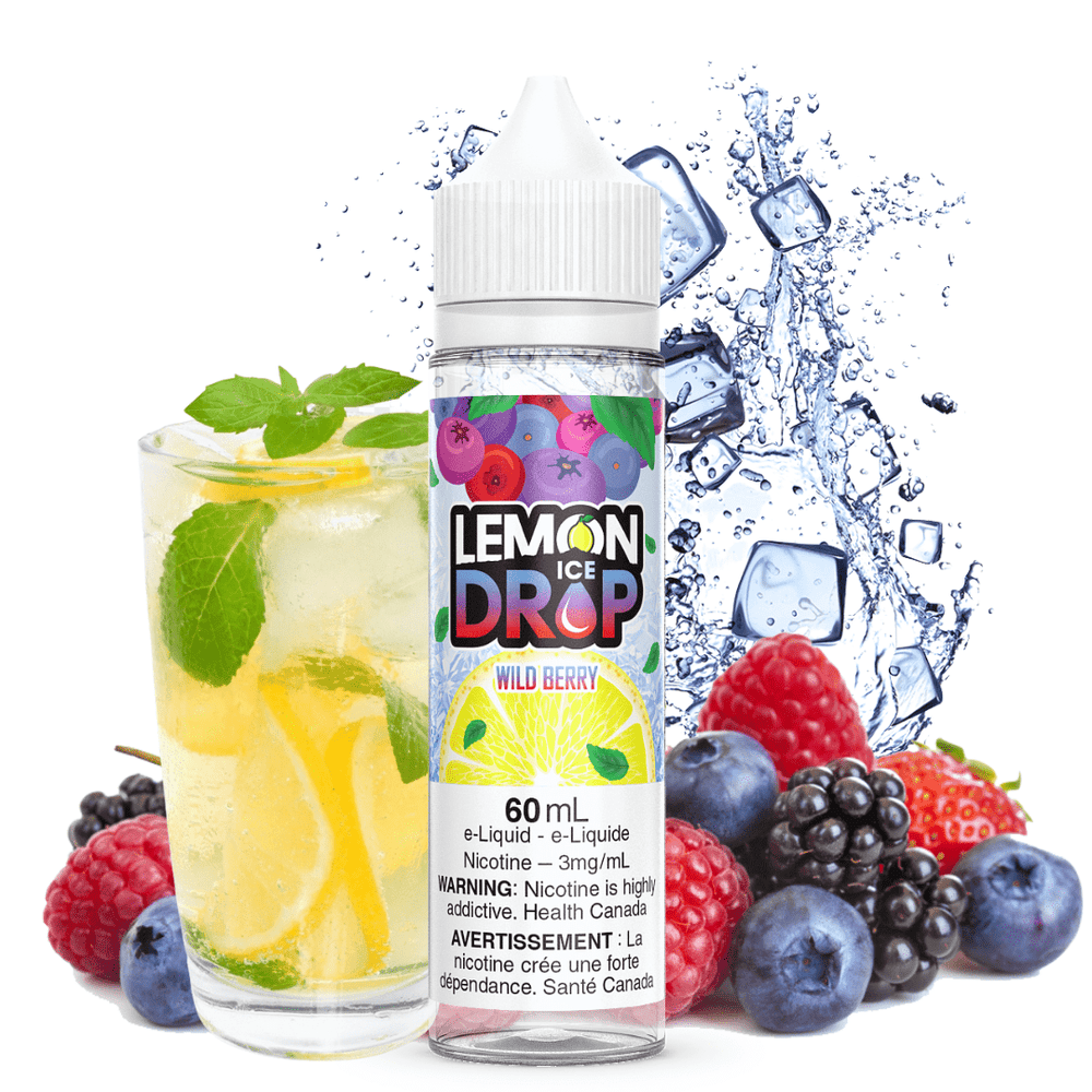 Wild Berry Ice by Lemon Drop E-Liquid Airdrie Vape SuperStore and Bong Shop Alberta Canada