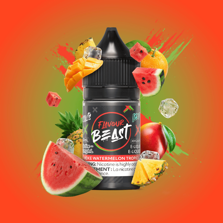 Woke Watermelon Tropica Salts by Flavour Beast E-Liquid 30ml / 20mg Airdrie Vape SuperStore and Bong Shop Alberta Canada