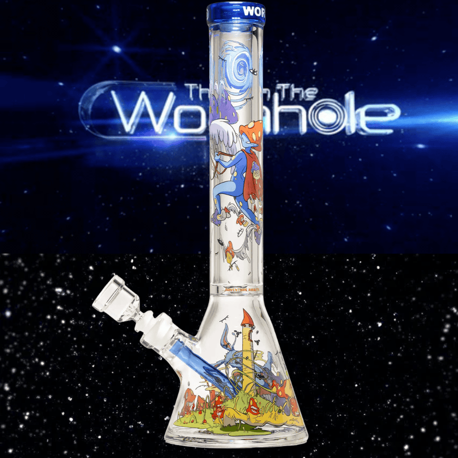 Wormhole 9mm Call To Danger Beaker Bong-16" Airdrie Vape SuperStore and Bong Shop Alberta Canada