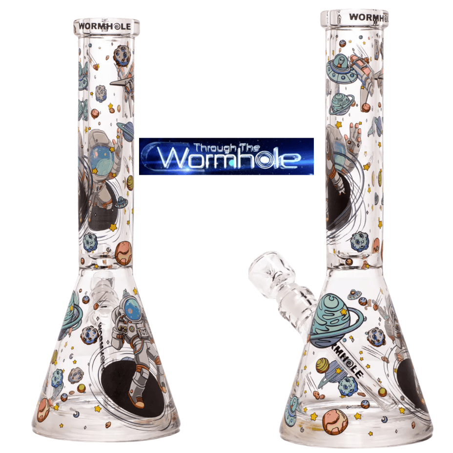 Wormhole 9mm Lost in Space Beaker-14" Airdrie Vape SuperStore and Bong Shop Alberta Canada