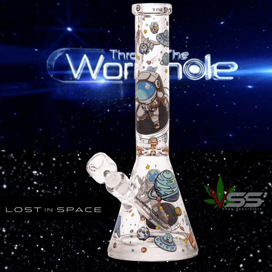 Wormhole 9mm Lost in Space Beaker-14" Airdrie Vape SuperStore and Bong Shop Alberta Canada