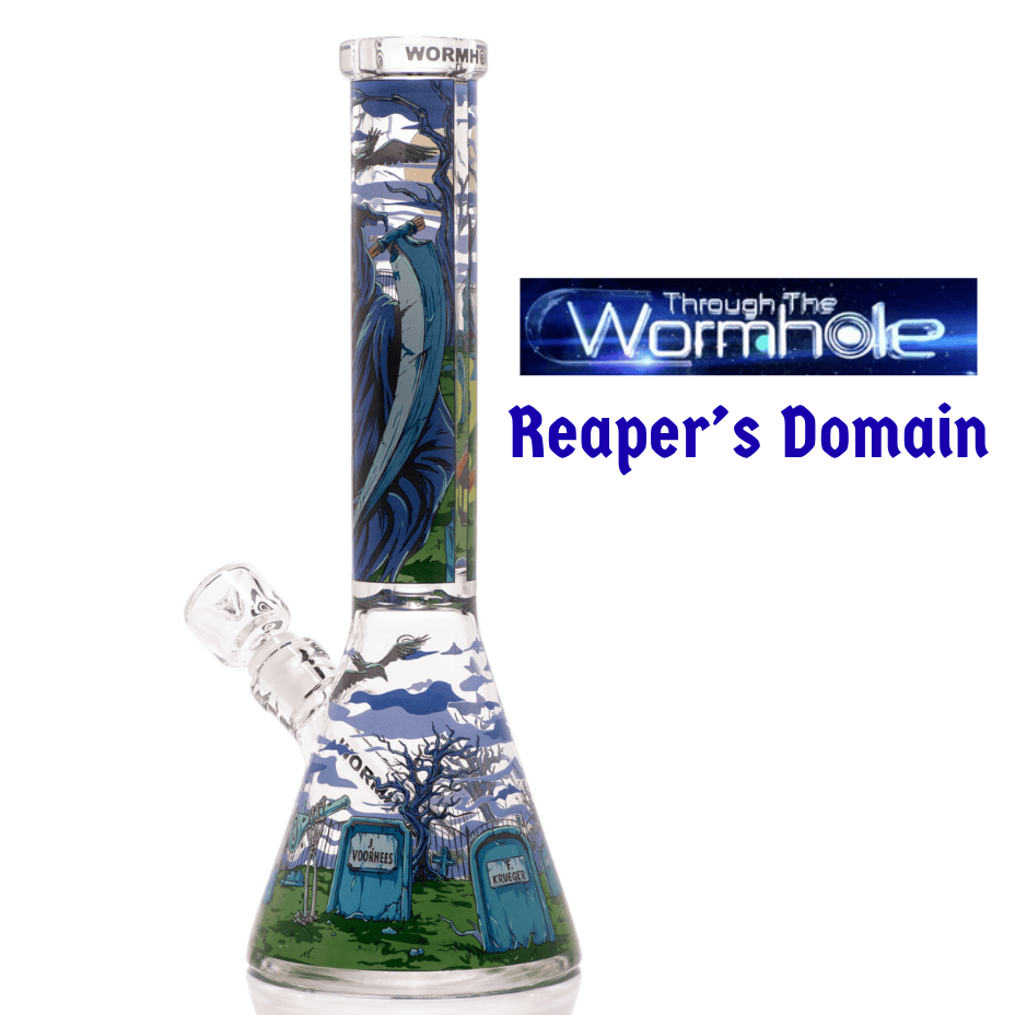 Wormhole 9mm Reapers Domain Beaker-14" Airdrie Vape SuperStore and Bong Shop Alberta Canada