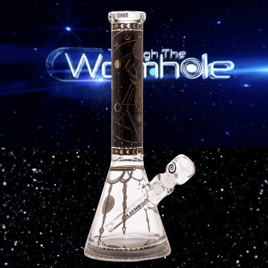 Wormhole Sacred Moon 9mm Beaker-14" Airdrie Vape SuperStore and Bong Shop Alberta Canada