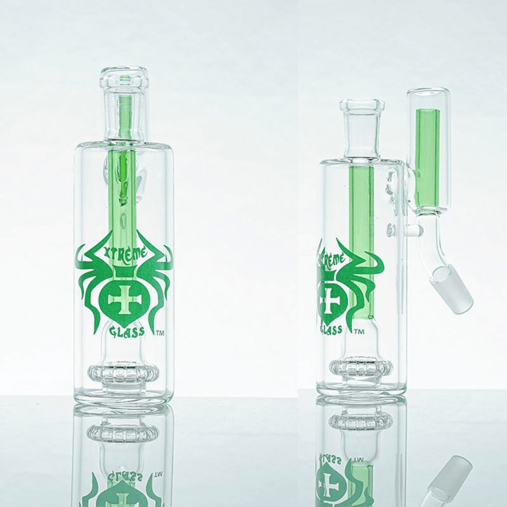 Xtreme Glass Showerhead Diffuser Ash Catcher-5.5" 5.5" / Green Airdrie Vape SuperStore and Bong Shop Alberta Canada