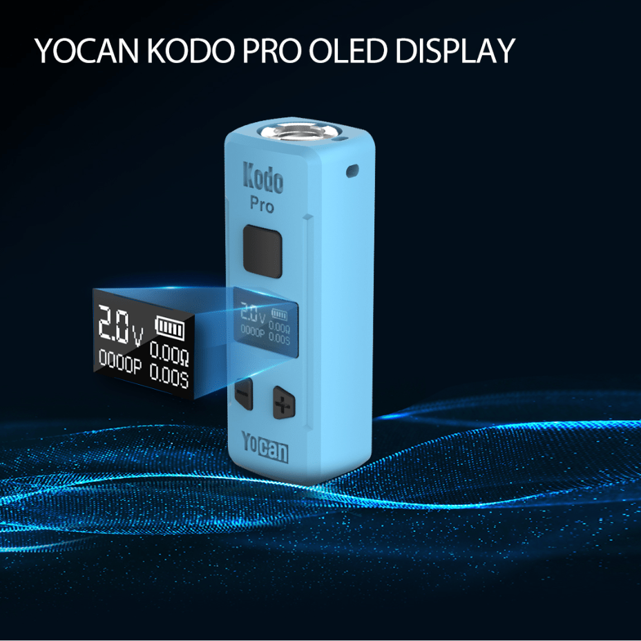 Yocan Kodo Pro 510 Thread Battery 400mAh / Blue Airdrie Vape SuperStore and Bong Shop Alberta Canada