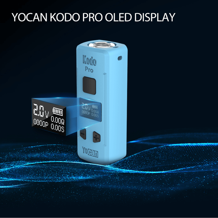Yocan Kodo Pro 510 Thread Battery 400mAh / Blue Airdrie Vape SuperStore and Bong Shop Alberta Canada