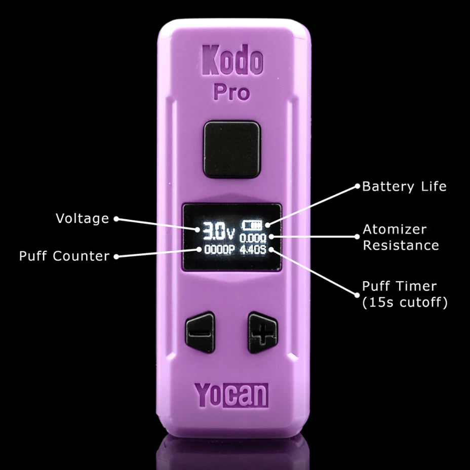 Yocan Kodo Pro 510 Thread Battery 400mAh / Purple Airdrie Vape SuperStore and Bong Shop Alberta Canada
