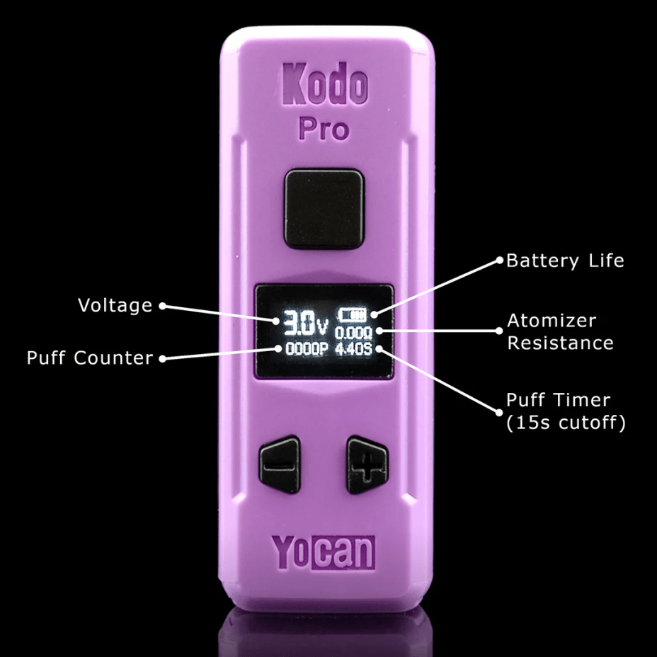 Yocan Kodo Pro 510 Thread Battery-Airdrie Vape SuperStore Alberta - Airdrie Vape SuperStore & Bong Shop Yocan Kodo Pro 510 Thread Battery-Airdrie Vape SuperStore Alberta - Airdrie Vape SuperStore & Bong Shop