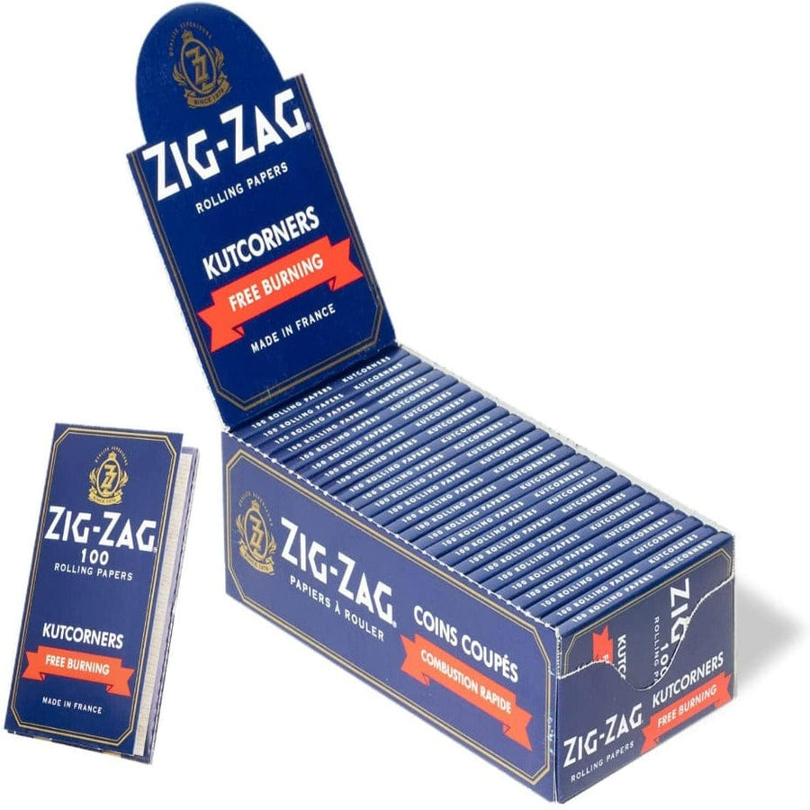 Zig Zag Blue KutCorners Rolling Papers Airdrie Vape SuperStore and Bong Shop Alberta Canada